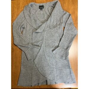 Cynthia Rowley Gray 100% Cashmere Sweater Crewneck Women's Medium‎ Knit